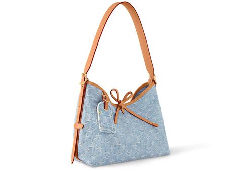 lv denim carryall.